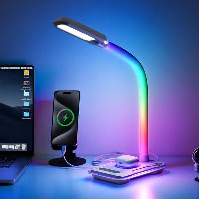 LED Desk Lamp with USB Charging